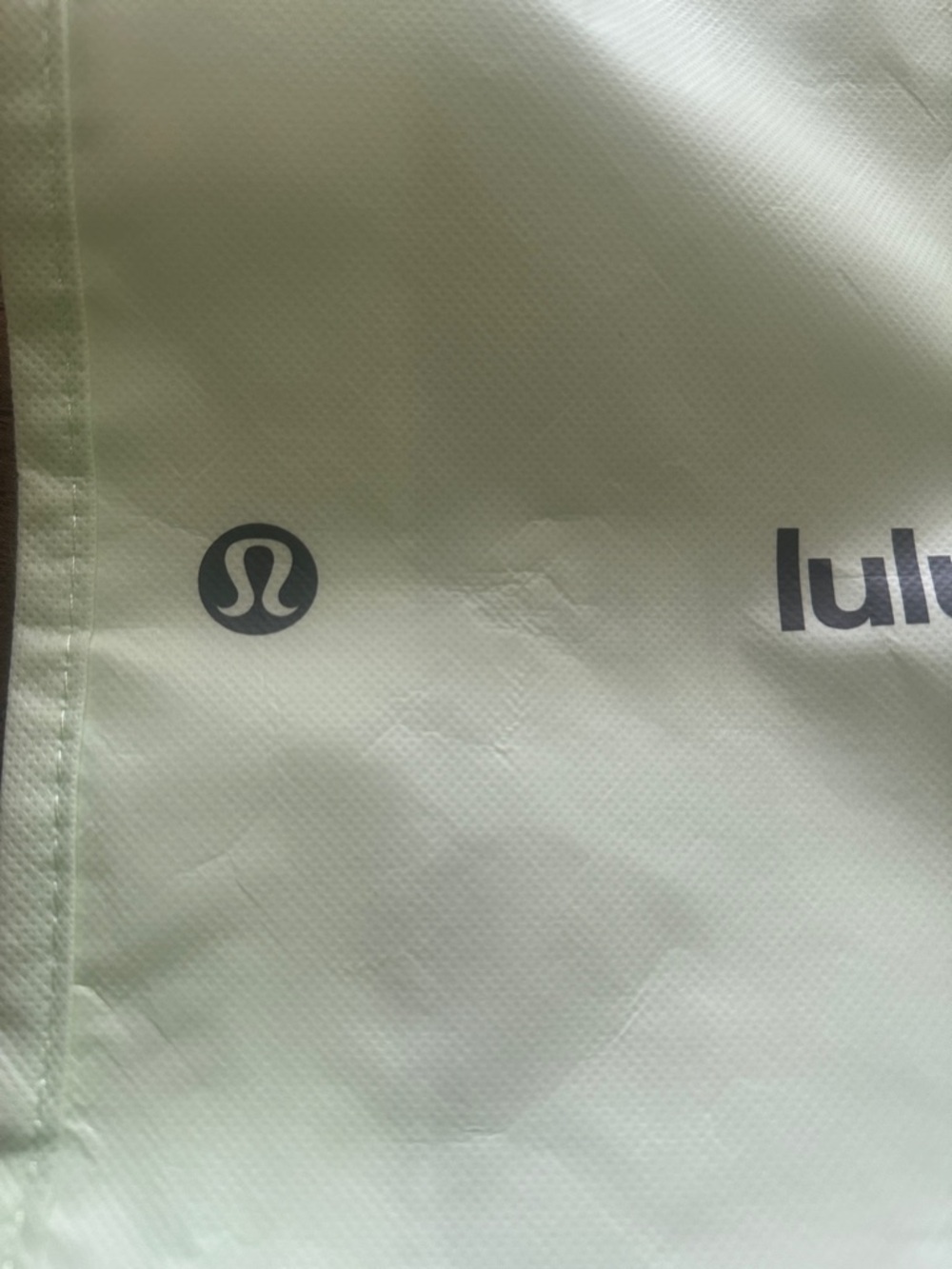 Lululemon Small Shopper Tote Reusable Light Green 1 Pack - Picture 3 of 4